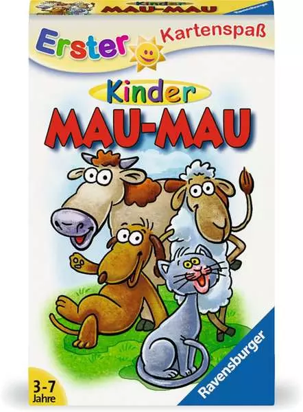 Kinder Mau Mau - Kartenspiel ab 3 Jahren