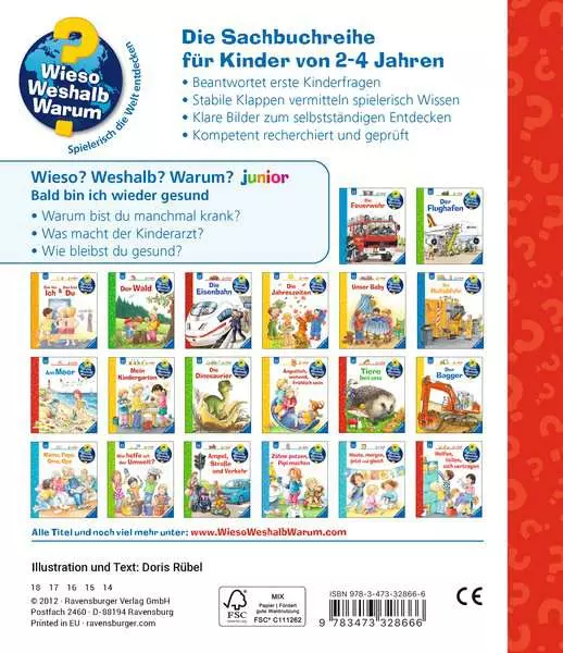 Ravensburger Wieso? Weshalb? Warum? junior. Band 45 - Bald bin ich wieder gesund