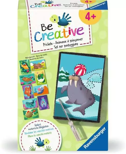 BeCreative Mini - Prickeln - Bastelset für Kinder ab 4 Jahren