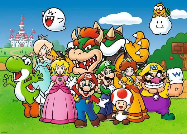 Kinderpuzzle ab 6 Jahren - Super Mario Fun - 100 Teile