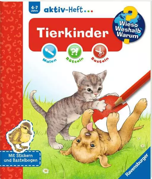 Ravensburger Wieso? Weshalb? Warum? aktiv-Heft - Tierkinder