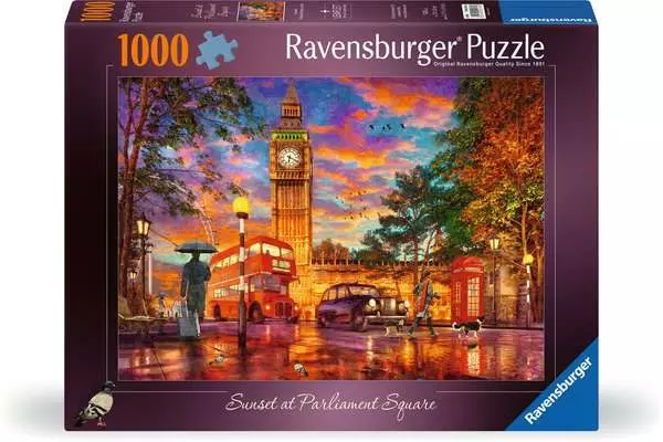 Puzzle 1000 Teile - Sonnenuntergang in London