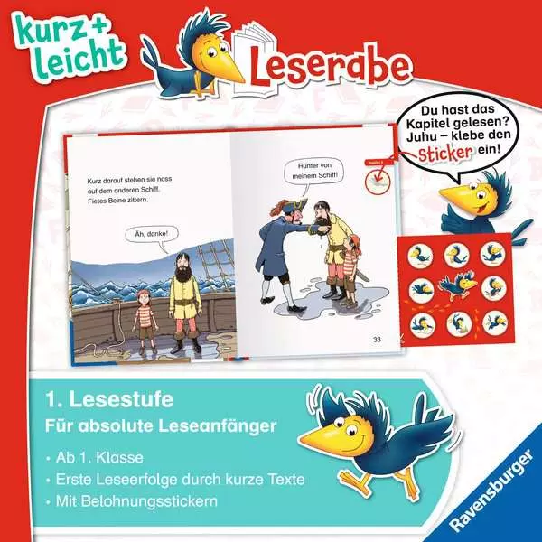 Leserabe 1 Lesestufe Kurz und leicht - Klar zum Entern. Piraten?