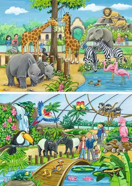 Kinderpuzzle ab 4 Jahren - Willkommen im Zoo - 24 Teile