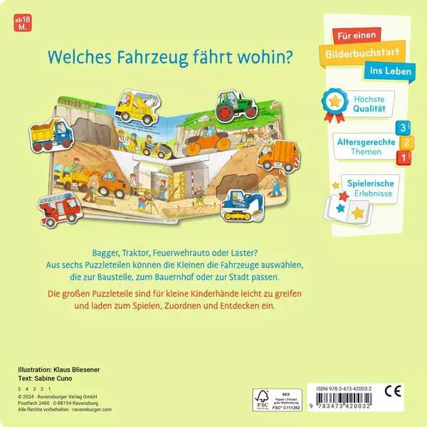 Mein liebstes Puzzle-Spielbuch - Fahrzeuge