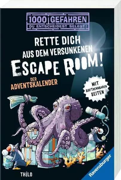 1000 Gefahren - Der Adventskalender - Rette dich aus dem versunkenen Escape Room!