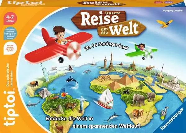 Unsere Reise um die Welt - Lernspiel ab 4 Jahren