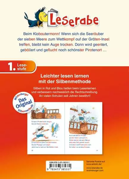 Leserabe mit Mildenberger Silbenmethode - Piratengeschichten