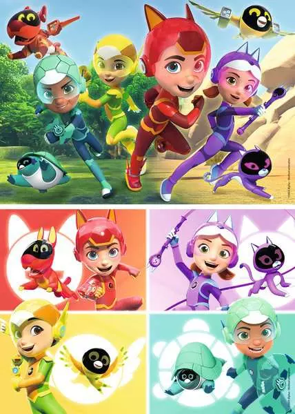 Kinderpuzzle ab 4 Jahren - Die Tierschützer - 24 Teile