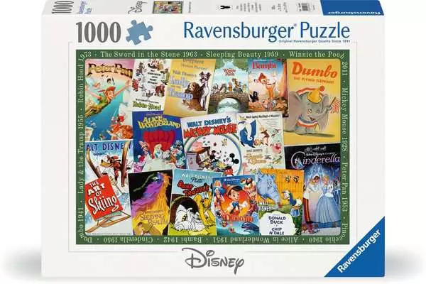Puzzle 1000 Teile - Disney Vintage Movie Poster