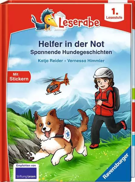 Leserabe 1 Lesestufe - Helfer in der Not. Spannende Hundegeschichten