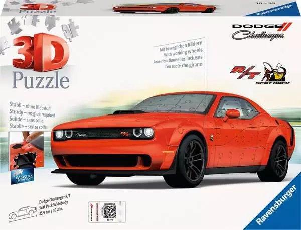 3D Puzzle Dodge Challenger R/T Scat Pack Widebody