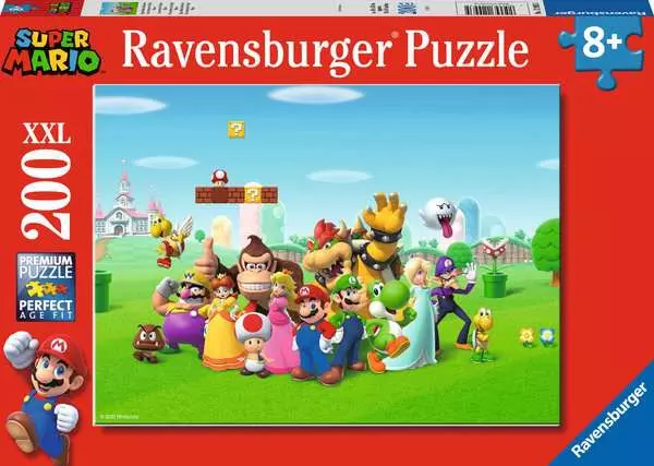 Kinderpuzzle ab 8 Jahren - Super Mario Abenteuer - 200 Teile