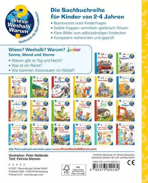 Ravensburger Wieso? Weshalb? Warum? junior Band 72 - Sonne. Mond und Sterne
