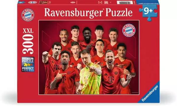 Kinderpuzzle ab 9 Jahren - FC Bayern München Saison 2024/25 - 300 Teile