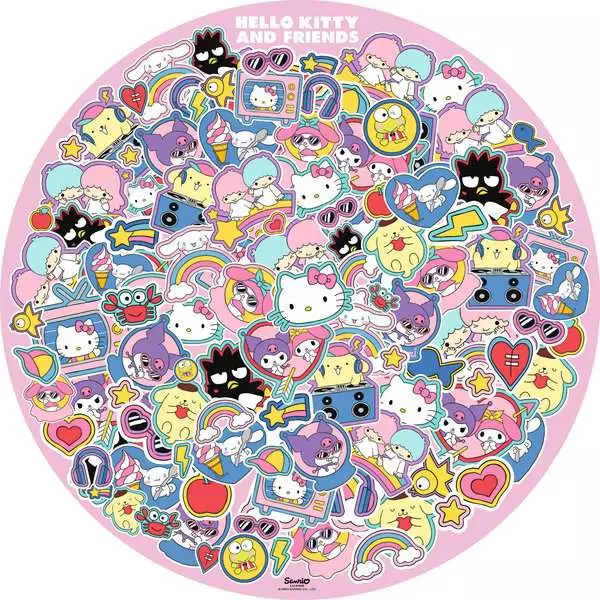 Puzzle 500 Teile - Hello Kitty and Friends