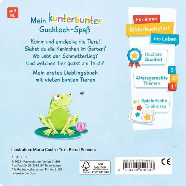 Viele kunterbunte Tiere