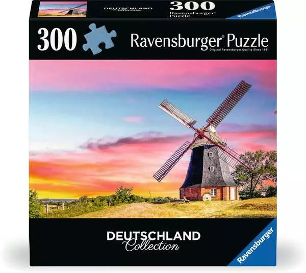 Puzzle 300 Teile - Die Windmühle von Klütz