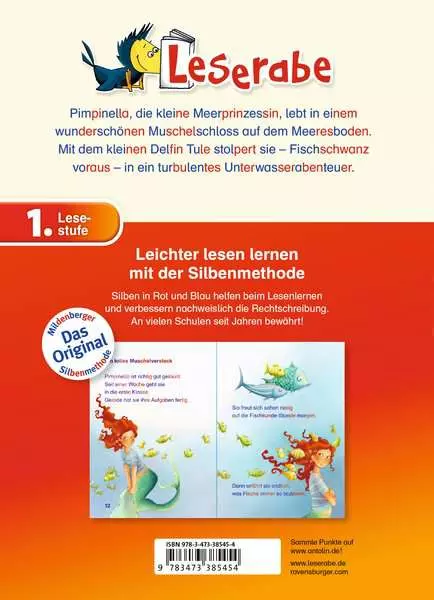 Leserabe mit Mildenberger Silbenmethode - Pimpinella Meerprinzessin und der Delfin