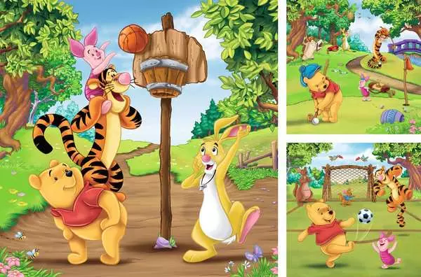 Kinderpuzzle ab 5 Jahren - Tag des Sports - 49 Teile