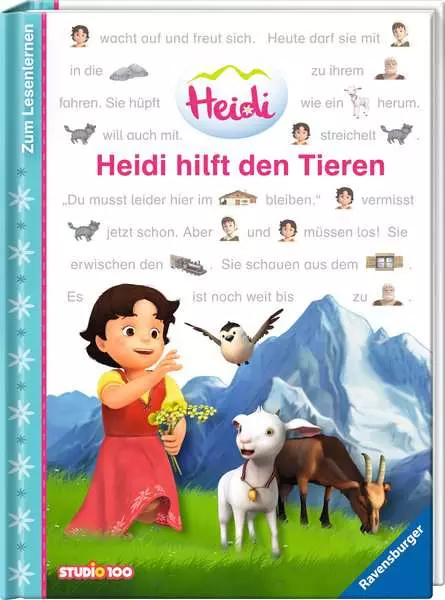Heidi hilft den Tieren - zum Lesenlernen