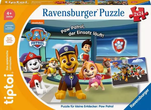 Kinderpuzzle ab 4 Jahren - Puzzle für kleine Entdecker: Paw Patrol - 24 Teile