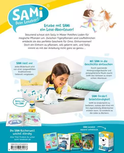 SAMi – dein Lesebär - Wie pflanze ich ein Einhorn?