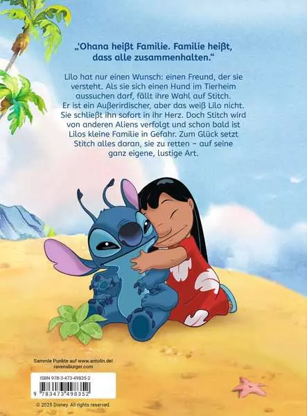 Disney Stitch - Lilo und Stitch: Das Erstlesebuch zum Disney-Klassiker