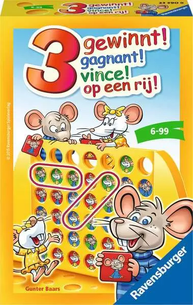 3 gewinnt! - Reisespiel ab 6 Jahren