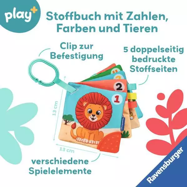 Mein allererstes Spielbuch: Zahlen und Farben (Stoffbuch)