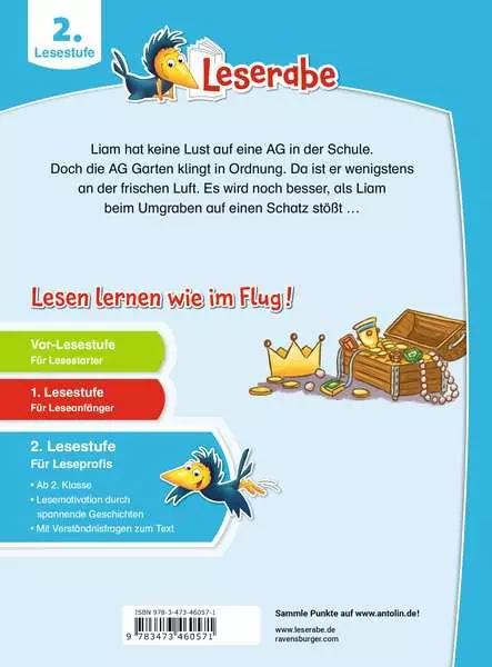 Leserabe 2. Lesestufe - Ein Schatz auf dem Schulhof
