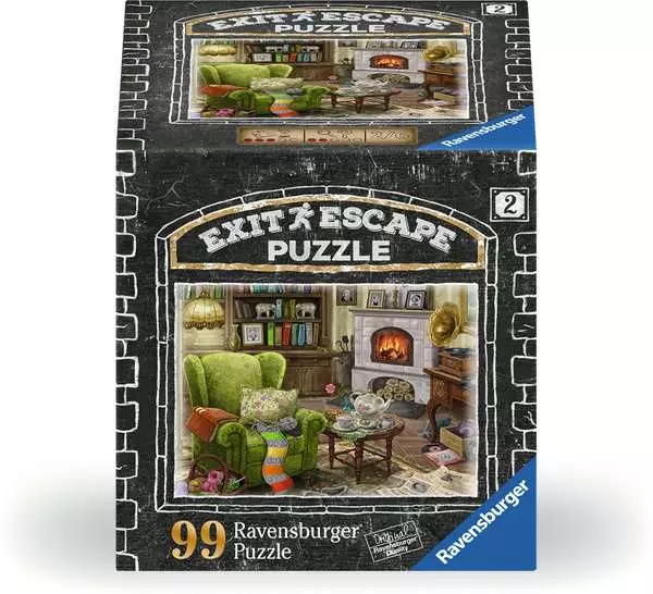Puzzle 99 Teile - Im Gutshaus Wohnzimmer