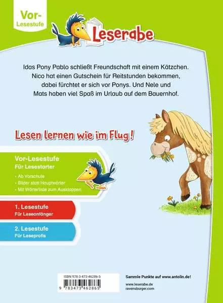 Leserabe Vor-Lesestufe - Ponygeschichten