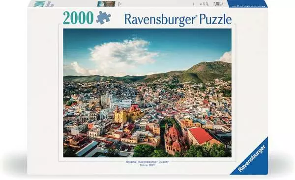 Puzzle 2000 Teile - Kolonialstadt Guanajuato in Mexiko