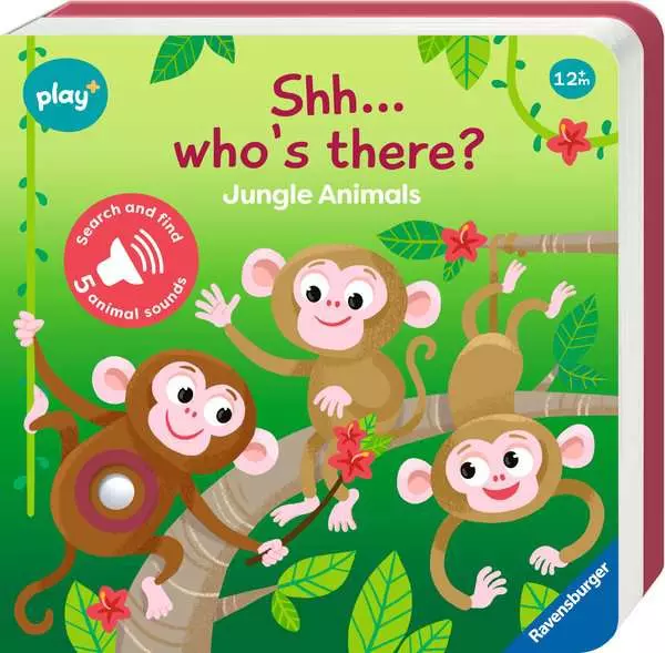 Play+ Mein allererstes Soundbuch Play+ Shh .. Who's there? Jungle Animals - ab 12 Monate