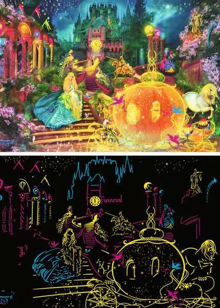 Kinderpuzzle ab 6 Jahren - Tanz um Mitternacht - 100 Teile