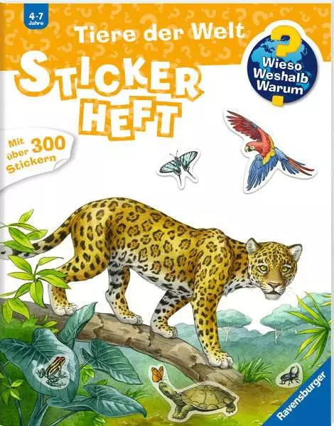 Ravensburger Wieso? Weshalb? Warum? Stickerheft - Tiere der Welt
