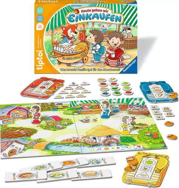 Heute gehen wir einkaufen - Lernspiel ab 3 Jahren