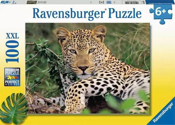 Kinderpuzzle ab 6 Jahren - Vio die Leopardin - 100 Teile