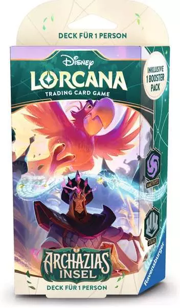 Disney Lorcana: Archazias Insel - Einzelspieler Deck Amethyst und Stahl (Deutsch)