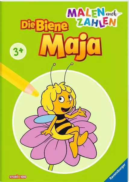 Die Biene Maja - Malen nach Zahlen ab 3