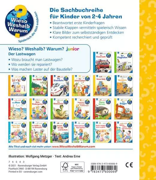 Ravensburger Wieso? Weshalb? Warum? junior. Band 51 - Der Lastwagen