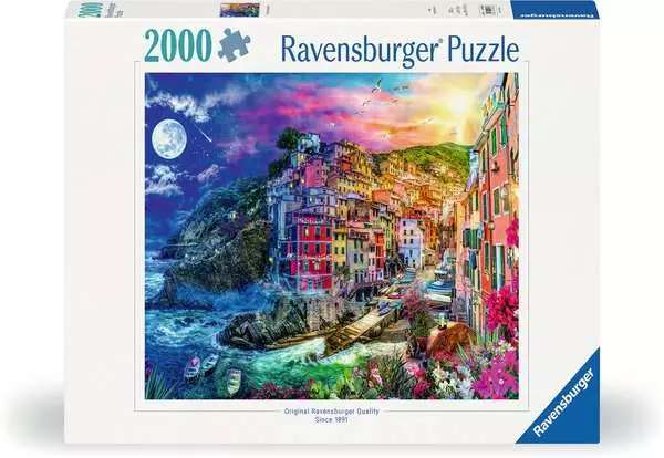 Puzzle 2000 Teile - Farbenfrohe Cinque Terre