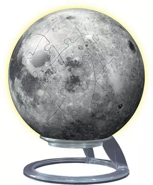 3D Puzzle Ball Puzzle-Ball Der Mond - Glow-in-the-Dark