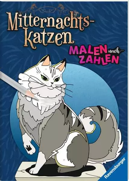 Malen nach Zahlen - Mitternachtskatzen