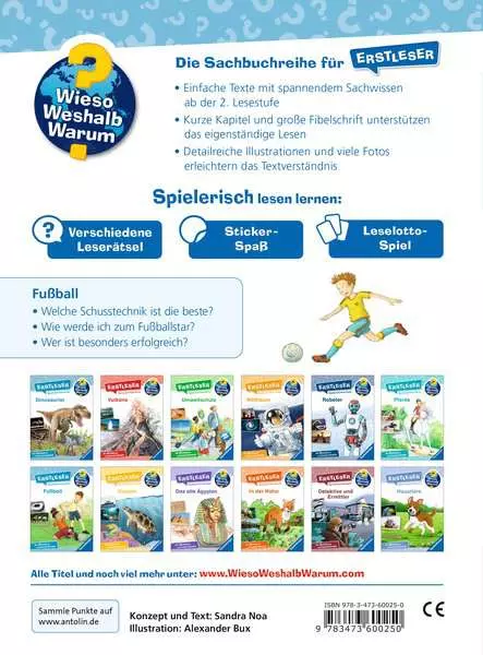 Ravensburger Wieso? Weshalb? Warum? Erstleser. Band 7 - Fußball