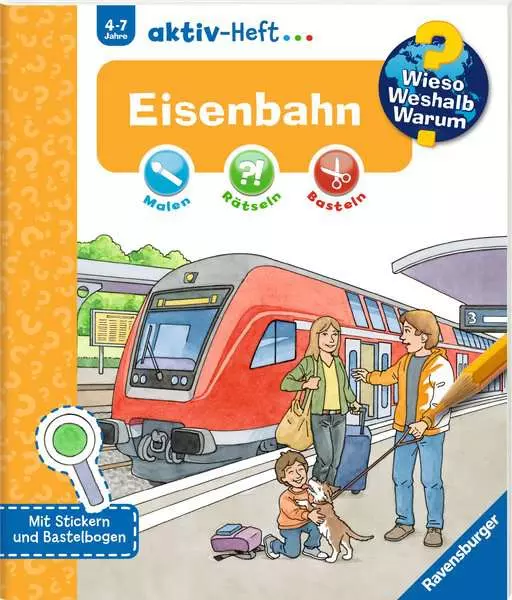 Ravensburger Wieso? Weshalb? Warum? aktiv-Heft - Eisenbahn