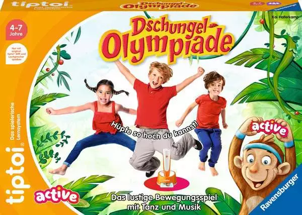 ACTIVE Dschungel-Olympiade - Lernspiel ab 4 Jahren