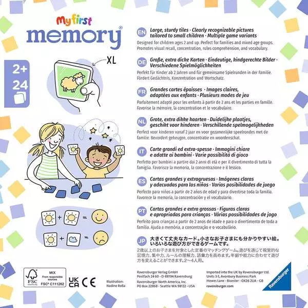 My first memory® Fahrzeuge - Kinderspiel ab 2 Jahren