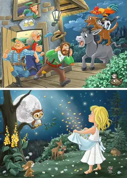 Kinderpuzzle ab 4 Jahren - Märchenstunde - 24 Teile